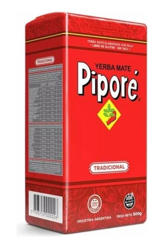 Yerba Mate Piporé Tradicional 500g