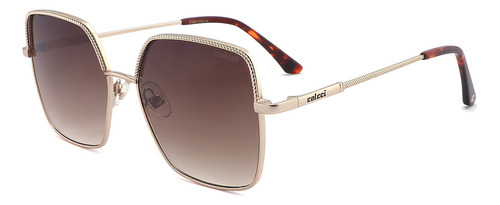 Óculos Solar Colcci C0256e0834 Dourado Fosco Lente Degradê