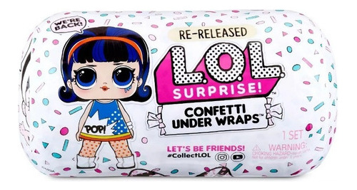 Capsula Muñeca  L.o.l  Confetti Under Wraps 15 Sorpresas