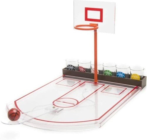 Imagen 1 de 3 de Basket De Escritorio Con Shot - 6 Chupitos Deluxe