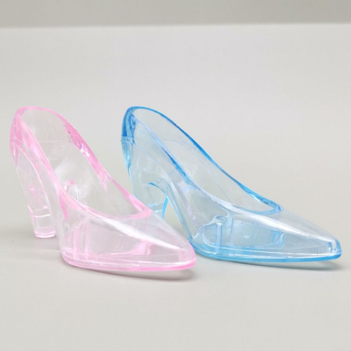 12 Minizapatillas De Cenicienta, Zapatos De Cristal De 3.5 P