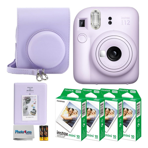 Fujifilm Instax Mini 12 Cámara De Película Instantánea Lila 