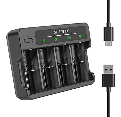 Shentec Cargador De Batería Universal Para Nimh Nicd C D Aa 