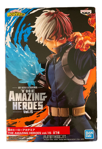 Banpresto Todoroki My Hero Academia Vol. 15 Bandai Spirits (Usado)