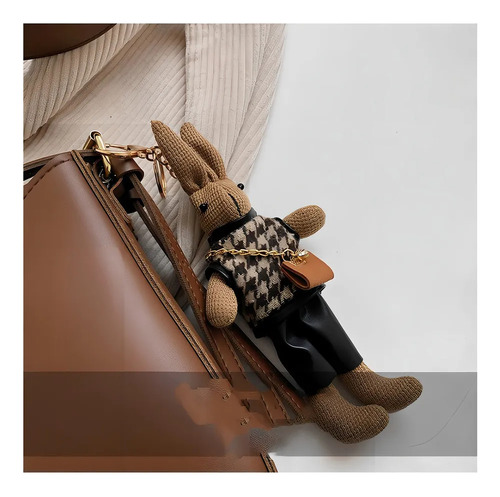 L Bolsa Feminina Transversal Com Design Retro, Versátil E