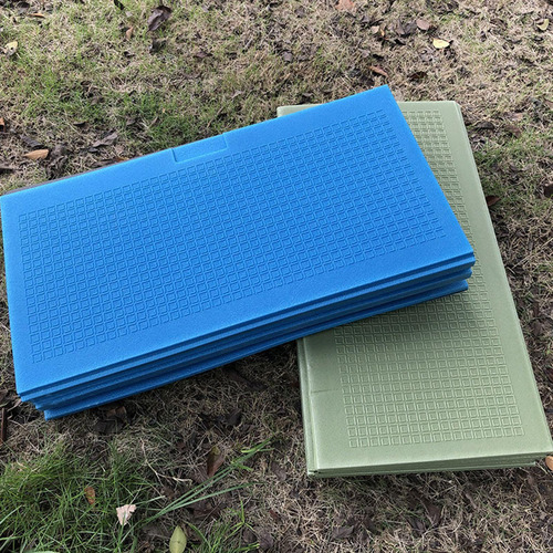 Cojín De Asiento Plegable Para Exteriores, Práctico Azul