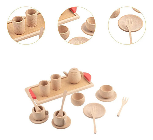 Set De Juguetes De Cocina Mz Tea Party