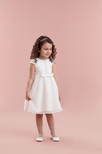 Vestido De Festa Branco Petit Cherie P&b Modern 20180