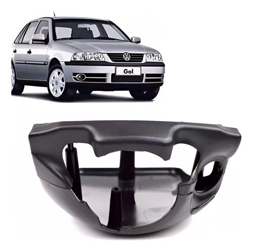 Capa Moldura Da Chave Seta Vw Gol Parati Saveiro G3 Preto