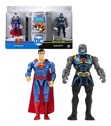 Dc Heroes Unite Superman Y Darkseid Dc Universe