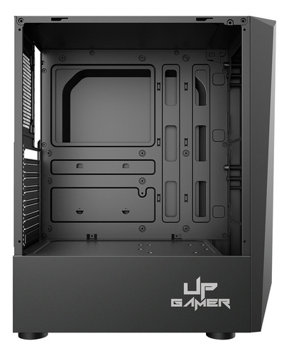 Gabinete Up Gamer Cronos Mid Tower Rgb Mini Itx, Matx, Atx Preto
