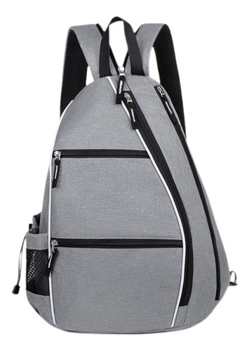 Mochila De Tenis Con Cierre De Cremallera Informal Y