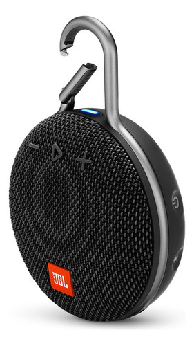 Jbl Clip 3, Negro - Altavoz Bluetooth Impermeable, Duradero 110v