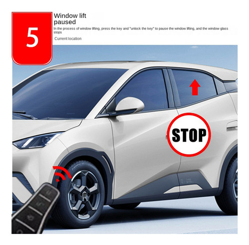 Elevador De Ventana De Automóvil Para Byd Dolphin 2023-2024,