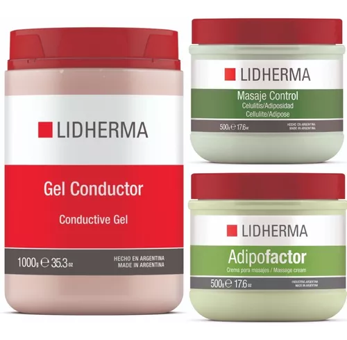 Lidherma Crema Control Celulitis Body Cream For Cellulite Massage Adipose,  500 g / 17.6 oz