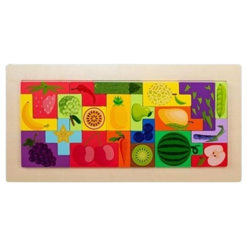 Pack 4 Puzzles Rompecabezas Tetris Puzzles De Madera 3d