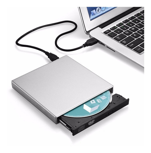 Imagen 1 de 5 de Lector De Cd Externo Usb Lector De Cd / Dvd Unidad De Reprod