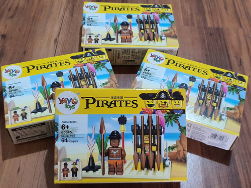 Bloques De Construcción Yayo Toys Pirates 60045 De 64 Pzas. 