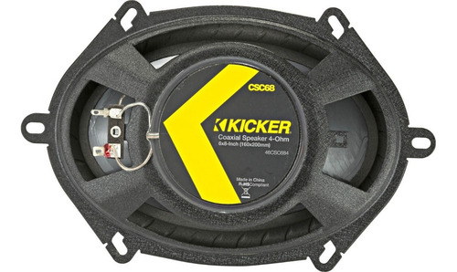 Bocina Tipo Coaxial Kicker 46csc684 5x7 6x8 75 Watts Rms Negro