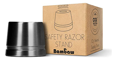 Bambaw Black Safety Razor Stand  Razor Ho B0bvkmmrmd_220424