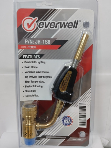 Imagen 2 de 2 de Pico De Soldar Con Ignitor Everweell