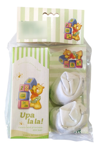 Set Upa Lala Escarpines Y Colonia Para Regalo