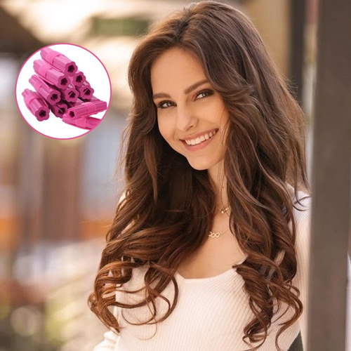 Rulos De Espuma Para El Cabello, Con Cabeza De Esponja Suave