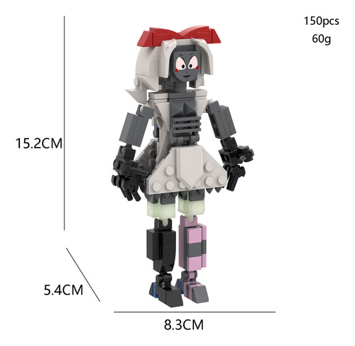 Figuras De Juguete New Hazbin Hotel Hell Inn Block, 6 Unidad