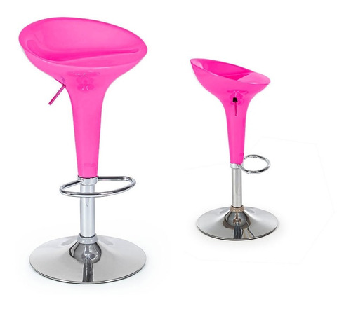 Silla Bar Sale Fucsia X2 Moblihouse