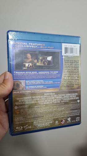 Novo Bluray Importado Fúria De Titãs Clash Of The Titans