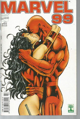 Marvel 99 N° 02 - Em Português - Editora Abril - Formato 13,5 X 20 - Capa Mole - 1999 - Bonellihq 2 Cx443 H18
