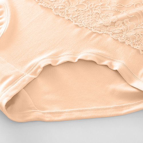 Pantalones Cortos Moldeadores De Cuerpo De Encaje De Cintura