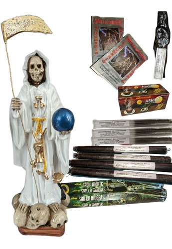 Figura Santa Muerte Blanca Más Productos Y Accesorios 