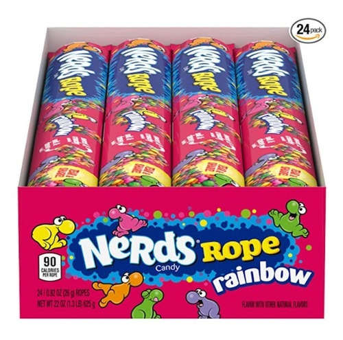 Nerds Rainbow Rope Candy Arcoiris 24 