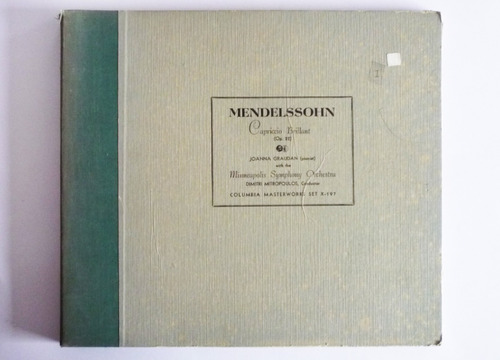 Mendelssohn - Capriccio Brillant Op. 22 - Lp Vinilo