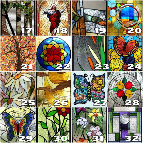Vinilos Decorativos Vitraux Vitro Vitral Vidrios Ventanas