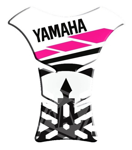 Adesivo Tankpad Protetor Tanque Feminino Yamaha Rosa