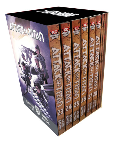 Ataque A Titan La Ltima Temporada Parte 1 Manga Box Set (att