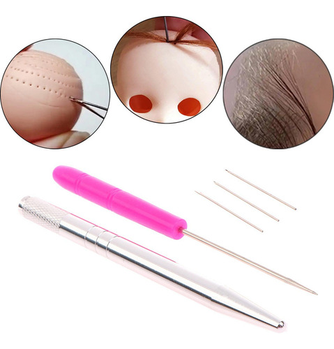 Herramienta De Implante De Cabello De Muñeca, Kit Práctico