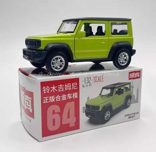 Suzuki Jimny Original Escala 1:32 Verde / Rojo Exclusivo