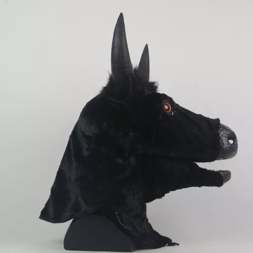 Máscara De Cabeza De Toro Realista Para Halloween 2024