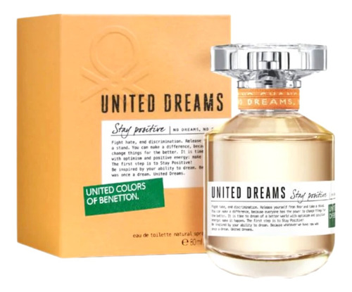 Benetton United Dreams Stay Positive 80 Ml. Edt. Perfume