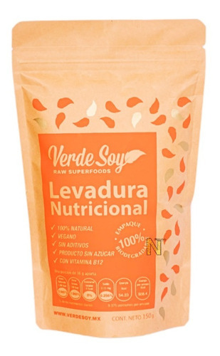 Levadura Nutricional (150 Gramos) Verde Soy