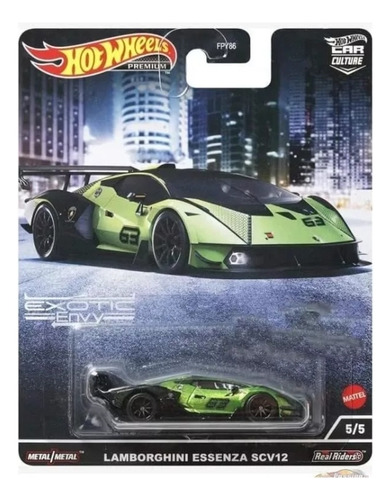 Hot Wheels Collector Vehículo de Colección Lamborghini Essenza SCV12 escala 1:64