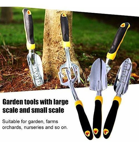 Joy 3pcs Garden Tool Set Heavy Duty Cast Gardening