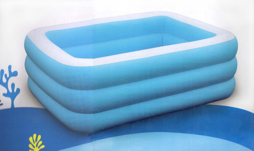 Pileta Inflable Rectangular 262x175x60 Original Reforzada