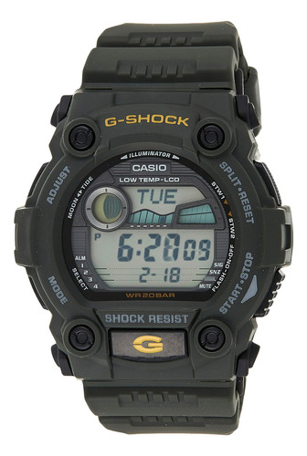 Reloj Digital Casio G Shock G 7900 3dr Resina Verde Métricas