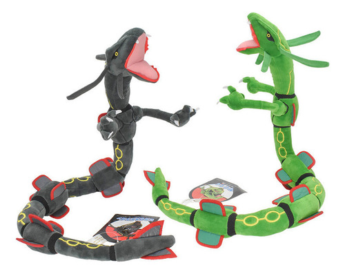 Firefly Rayquaza Dragón Negro Con Esqueleto De Peluche