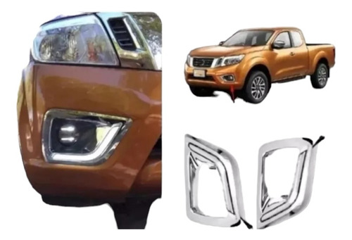 Biseles Cromo Luz De Dia Nissan Np300 Frontier 2016 A 2020