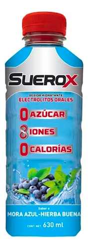 Electrolito Suerox Mora Hierba 630 Ml